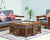 Cuttack Coffee Table with 4 Stools - Coffee Table - FurniselanFurniselan