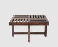 Cuttack Coffee Table with 4 Stools - Coffee Table - Furniselan - Grey-Finish