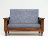 Cuttack Sheesham Wood 2 Seater Sofa - Two Seater Sofa - Furniselan - Teak-Finish
