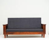 Cuttack Sheesham Wood 5 Seater Sofa With Coffee Table-3+1+1+Table - Furniselan - Maple-Finish