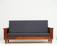 Cuttack Sheesham Wood 5 Seater Sofa With Coffee Table-3+1+1+Table - Furniselan - Maple-Finish