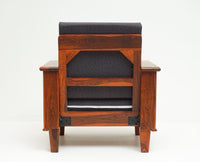 Cuttack Sheesham Wood 5 Seater Sofa With Coffee Table-3+1+1+Table - Furniselan - Maple-Finish