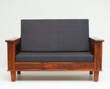 Cuttack Sheesham Wood 5 Seater Sofa With Coffee Table-3+2+Table - Furniselan - Maple-Finish