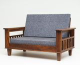 Cuttack Sheesham Wood 5 Seater Sofa With Coffee Table-3+2+Table - Furniselan - Teak-Finish