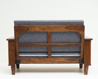 Cuttack Sheesham Wood 5 Seater Sofa With Coffee Table-3+2+Table - Furniselan - Teak-Finish