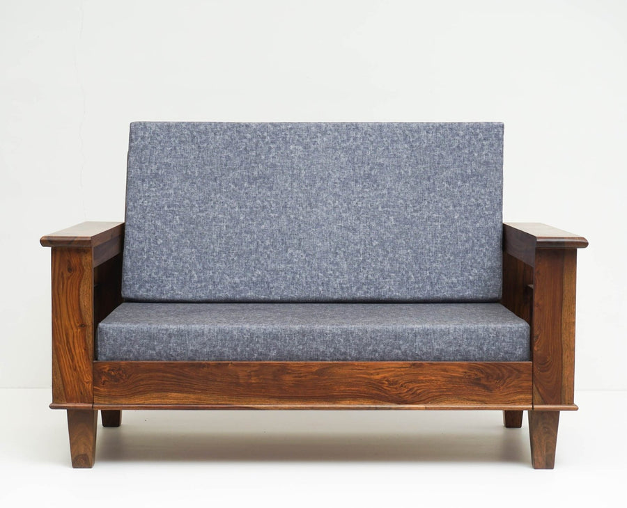 Cuttack Sheesham Wood 5 Seater Sofa With Coffee Table-3+2+Table - Furniselan - Teak-Finish