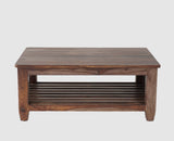 Cuttack Solid Wood Coffee Table - Coffee Tables - Furniselan - Grey-Finish