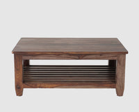 Cuttack Solid Wood Coffee Table - Coffee Tables - Furniselan - Grey-Finish