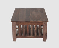 Cuttack Solid Wood Coffee Table - Coffee Tables - Furniselan - Grey-Finish