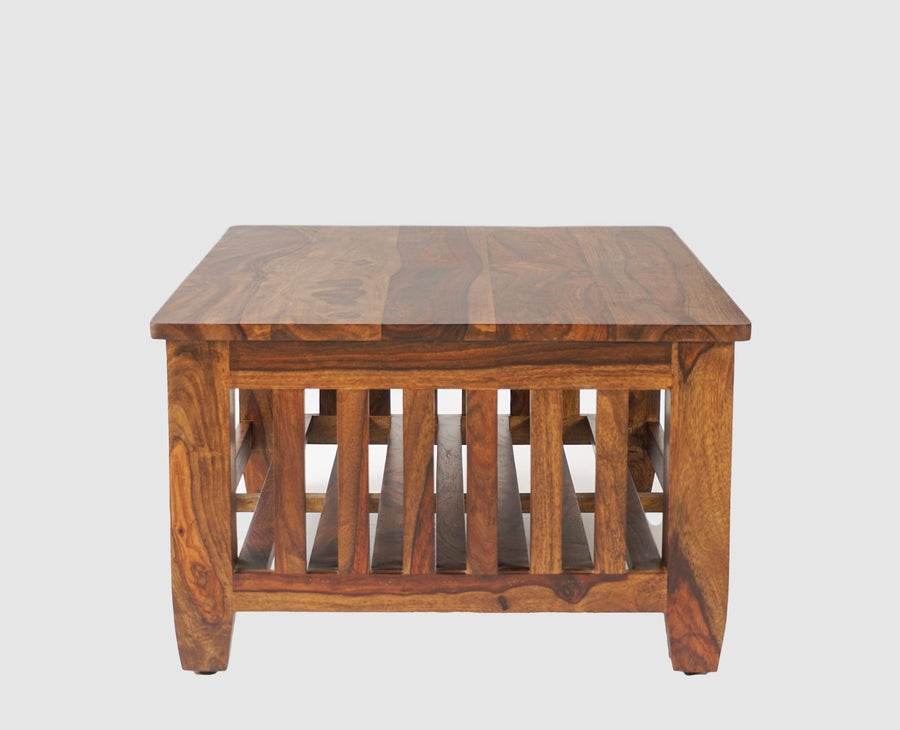 Cuttack Solid Wood Coffee Table - Coffee Tables - Furniselan - Teak-Finish