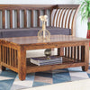 Cuttack Solid Wood Coffee Table - Coffee Tables - Furniselan - Teak-Finish