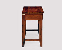 Dakar Solid Wood Study Table with Two Drawer - Study Table - Furniselan - Maple-Finish