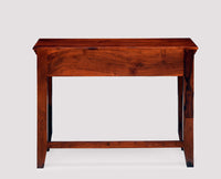 Dakar Solid Wood Study Table with Two Drawer - Study Table - Furniselan - Maple-Finish
