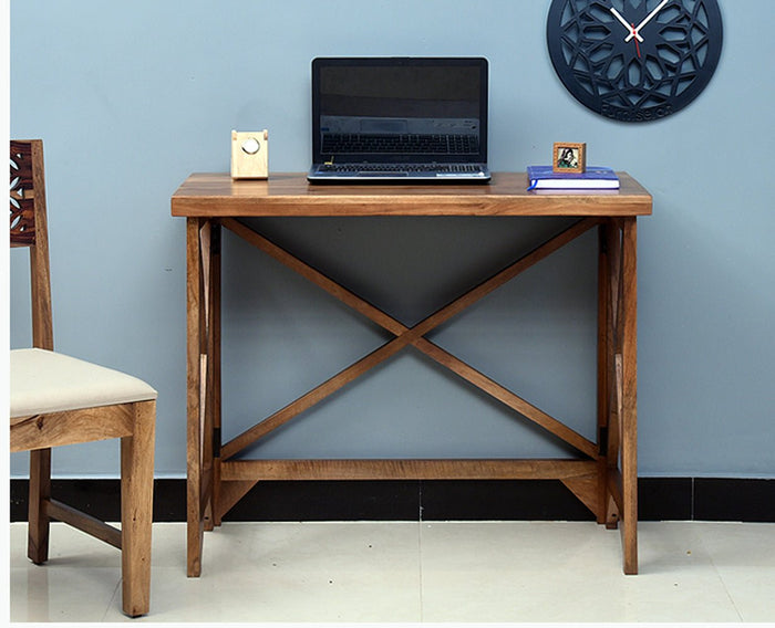 Damascus Solid Wood Study Table Cum Console Table - Study Table - Furniselan