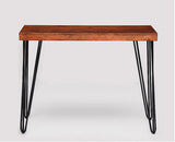 Dasmarinas Solid Wood Study Table Cum Console Table - Study Table - Furniselan - Maple-Finish