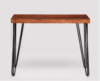 Dasmarinas Solid Wood Study Table Cum Console Table - Study Table - Furniselan - Maple-Finish