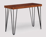 Dasmarinas Solid Wood Study Table Cum Console Table - Study Table - Furniselan - Maple-Finish