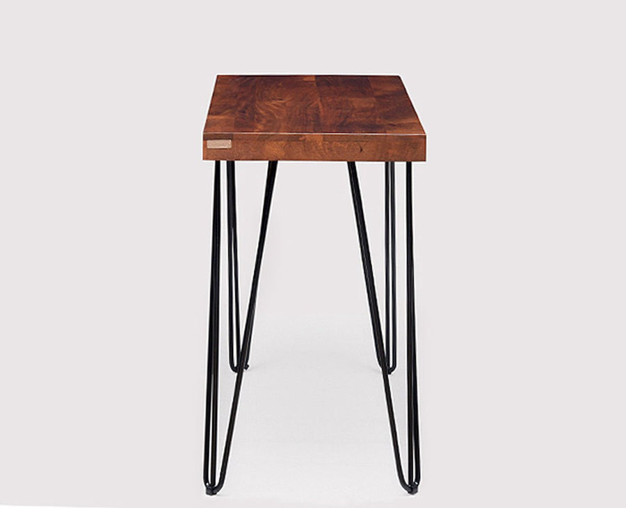 Dasmarinas Solid Wood Study Table Cum Console Table - Study Table - Furniselan - Maple-Finish