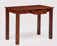 Dehradun Solid Wood Study Table with One Drawer - Study Table - Furniselan - Maple-Finish