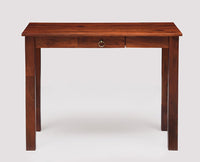 Dehradun Solid Wood Study Table with One Drawer - Study Table - Furniselan - Maple-Finish