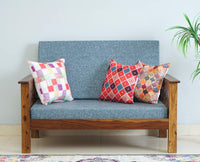 Delhi Sheesham Wood 2 Seater Sofa - Two Seater Sofa - Furniselan - Teak-Finish