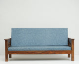 Delhi Sheesham Wood 5 Seater Sofa With Coffee Table-3+1+1+Table - sofa - Furniselan - Teak-Finish