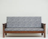 Delhi Sheesham Wood 5 Seater Sofa With Coffee Table-3+1+1+Table - sofa - Furniselan - Grey-Finish