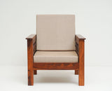 Delhi Sheesham Wood 5 Seater Sofa With Coffee Table-3+1+1+Table - sofa - Furniselan  - Maple-Finish