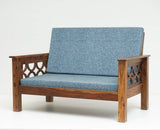 Delhi Sheesham Wood 5 Seater Sofa With Coffee Table-3+2+Table - sofa - Furniselan - Teak-Finish