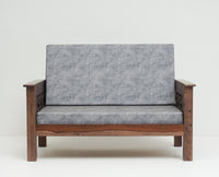 Delhi Sheesham Wood 5 Seater Sofa With Coffee Table-3+2+Table - sofa - Furniselan - Grey-Finish