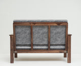 Delhi Sheesham Wood 5 Seater Sofa With Coffee Table-3+2+Table - sofa - Furniselan - Grey-Finish