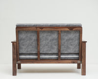 Delhi Sheesham Wood 5 Seater Sofa With Coffee Table-3+2+Table - sofa - Furniselan - Grey-Finish