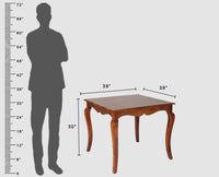 Denmark 4 Seater Dining Set With 4 Chairs - Furniselan - Maple-Finish