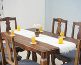 Denmark 6 Seater Dining Set With 6 Chairs - Furniselan - Teak-Finish