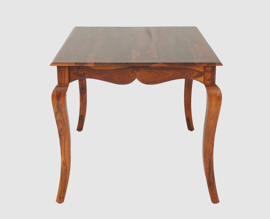 Denmark 6 Seater Dining Set With 6 Chairs - Furniselan  - Maple-Finish
