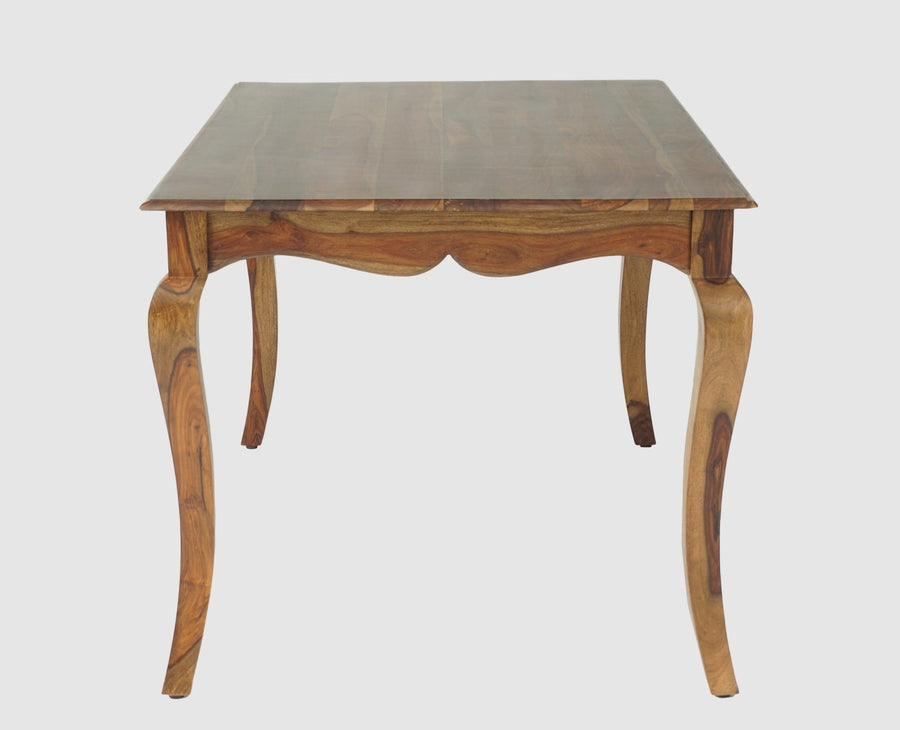 Denmark 6 Seater Dining Set With 6 Chairs - Furniselan - Teak-Finish