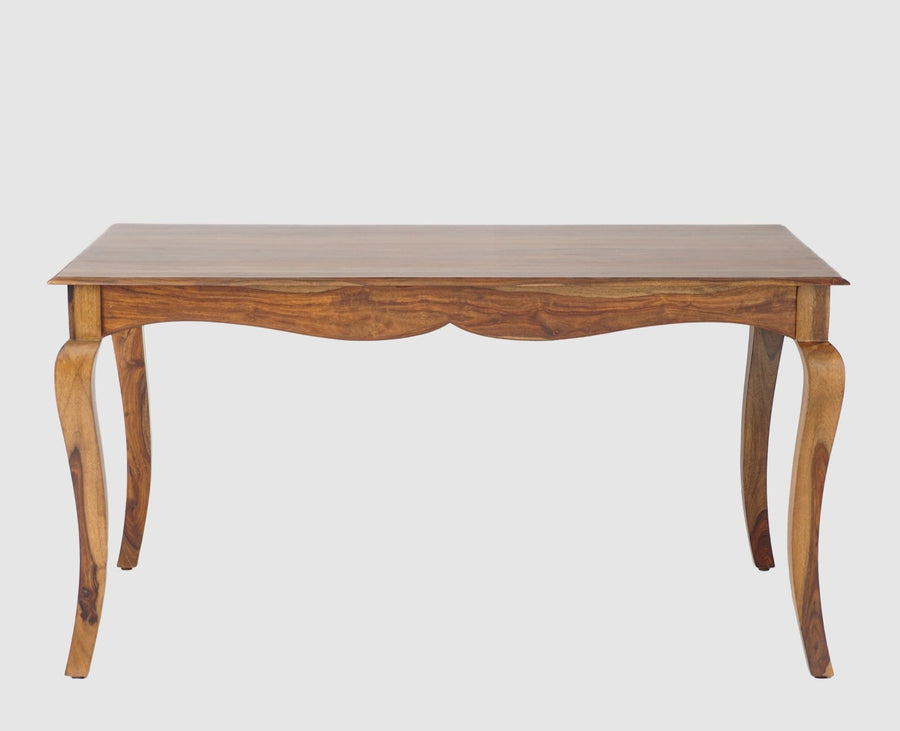 Denmark 6 Seater Dining Set With 6 Chairs - Furniselan - Teak-Finish