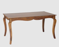 Denmark 6 Seater Dining Set With 6 Chairs - Furniselan - Teak-Finish