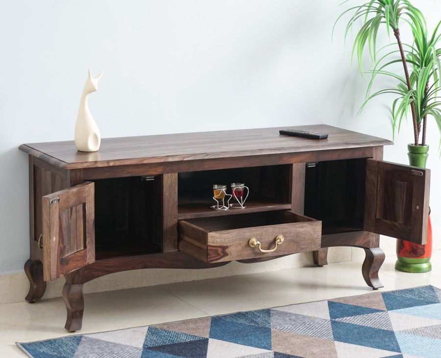 Denmark Entertainment Unit Tv Cabinet Two Door - Furniselan -  Grey-Finish   