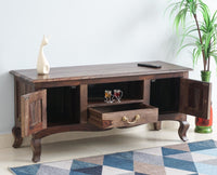 Denmark Entertainment Unit Tv Cabinet Two Door - Furniselan -  Grey-Finish   