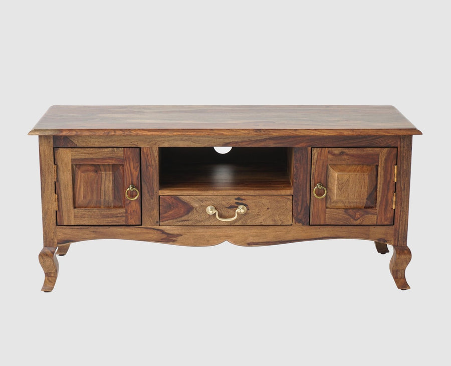 Denmark Entertainment Unit Tv Cabinet Two Door - Furniselan  - Teak-Finish