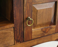 Denmark Entertainment Unit Tv Cabinet Two Door - Furniselan  - Teak-Finish