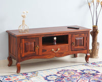 Denmark Entertainment Unit Tv Cabinet Two Door - Furniselan - Maple-Finish