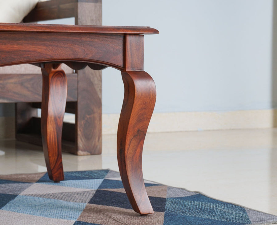 Denmark Sheesham Wood Coffee Table Furniselan - Maple-Finish