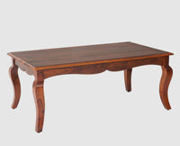 Denmark Sheesham Wood Coffee Table Furniselan - Maple-Finish