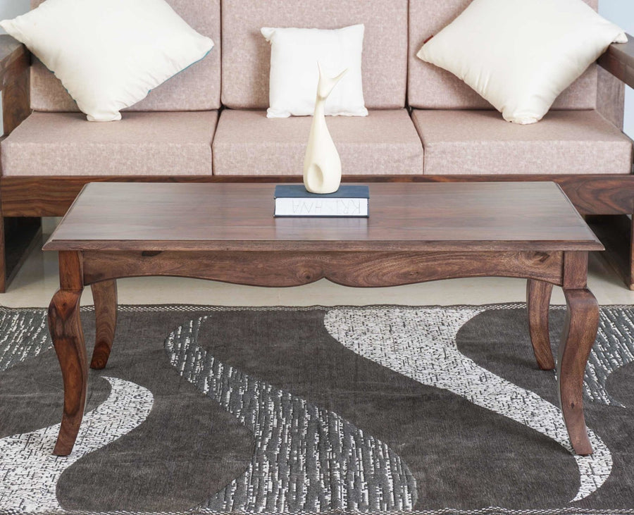 Denmark Sheesham Wood Coffee Table Furniselan - Grey-Finish