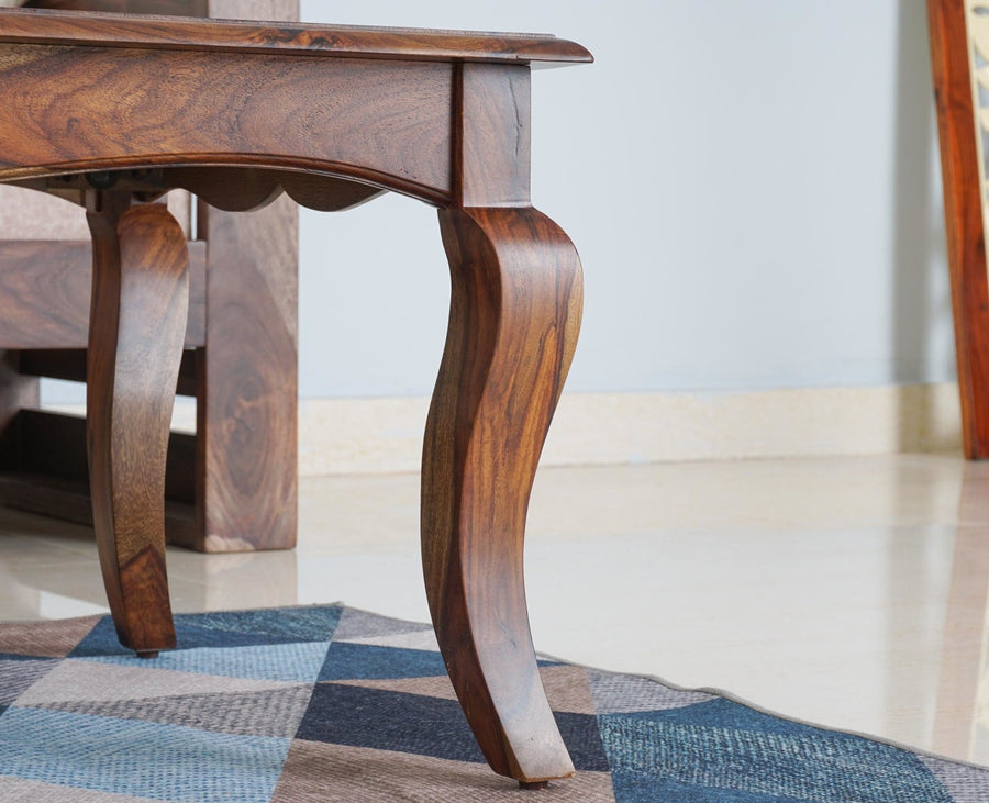 Denmark Sheesham Wood Coffee Table Furniselan - Teak-Finish