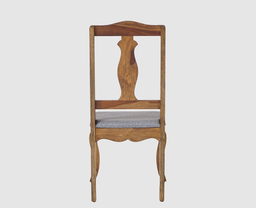 Denmark Sheesham Wood Dining Chair Set - Dining Chair - Furniselan - Teak-Finish