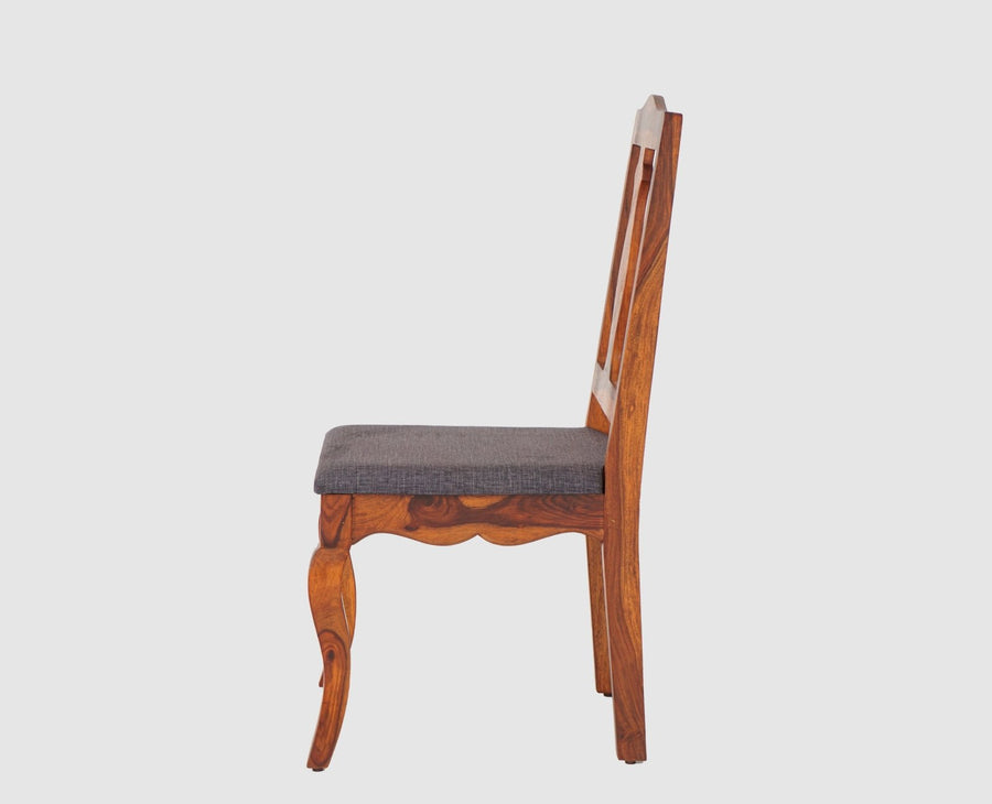 Denmark Sheesham Wood Dining Chair Set - Dining Chair - Furniselan - Maple-Finish
