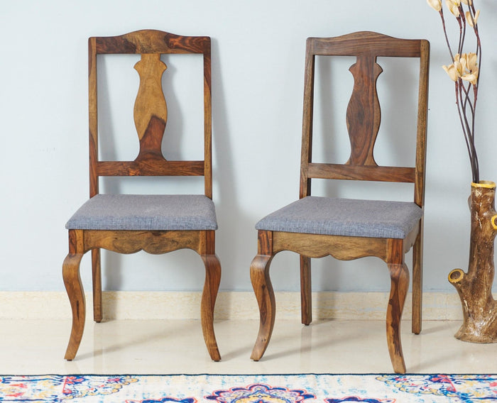 Denmark Sheesham Wood Dining Chair Set - Dining Chair - Furniselan